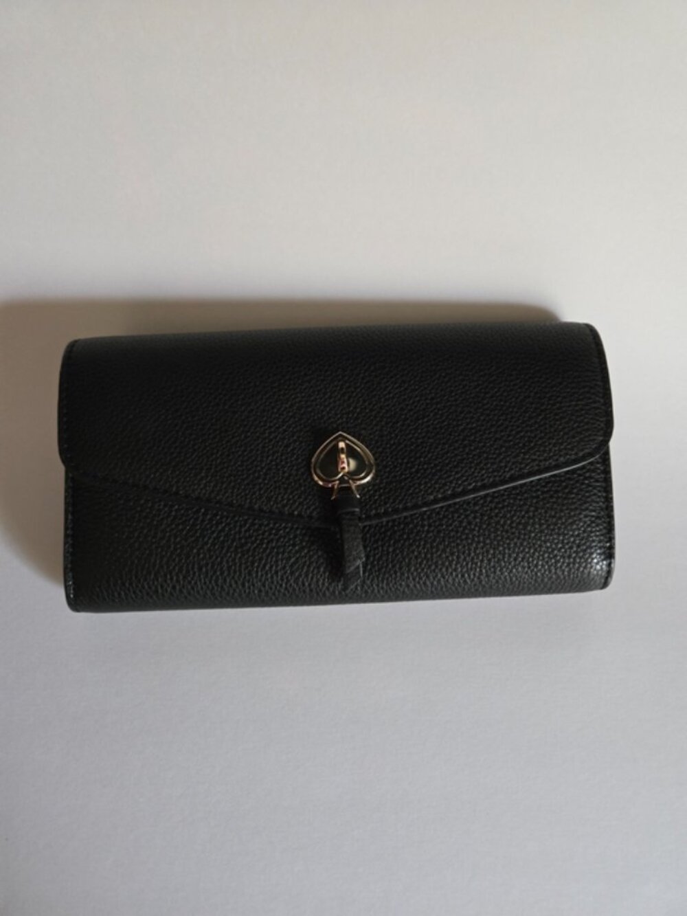 Kate Spade Black Pebbled Leather Wallet